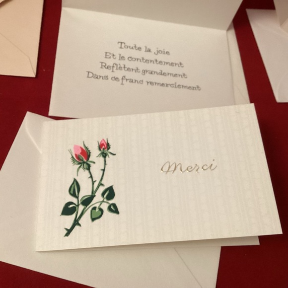 7 Merci (french) greetings card blank various sizes - Picture 7 of 9